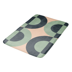 Mid-Century Modern Lemongrass Slate Bath Mat