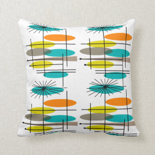 Mid-Century Modern ll Throw Pillow