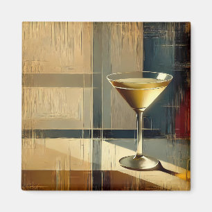 Mid Century Modern Martini in a Moonbeam Magnet