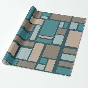 mid century modern, midcentury, modern, abstract, wrapping paper