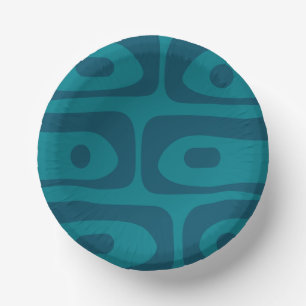 Mid Century Modern Minimalist Abstract Paper Plate
