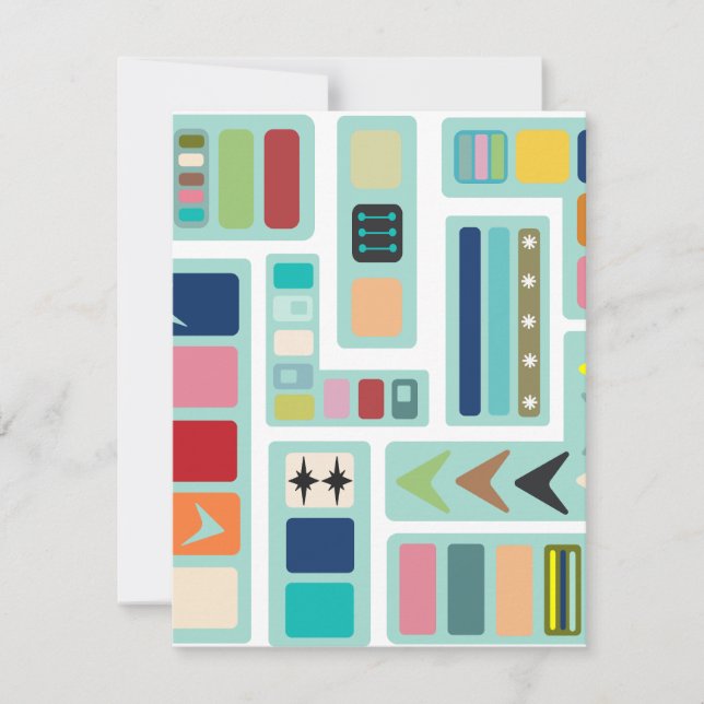 Mid-Century Modern Mix-up  Card (Front)