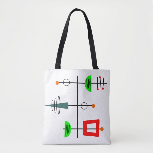 Mid Century Modern Mobile  Tote Bag (Front)