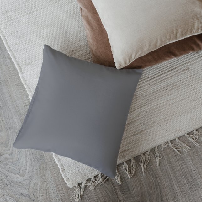 Mid-Century Modern Mod Grey Throw Pillow (Creator Uploaded)