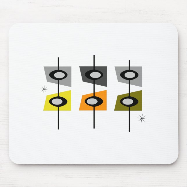 Mid Century Modern MOUSE PAD (Front)