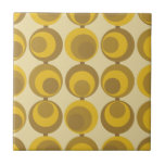 Mid-Century Modern Mustard Gold Retro Geo Pattern Tile<br><div class="desc">Mid-century modern inspired design featuring a seamless pattern of retro golden mustard circles on a yellow background. Simple, clean modern design. Create your own custom pattern by uploading a new image, or use the "message" button to contact the designer for help. To create your own patterned design: 1. Select personalize...</div>