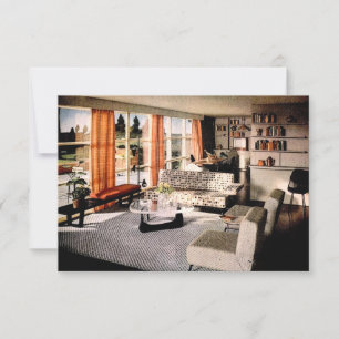 Mid Century Modern New Home and Change of Address Announcement