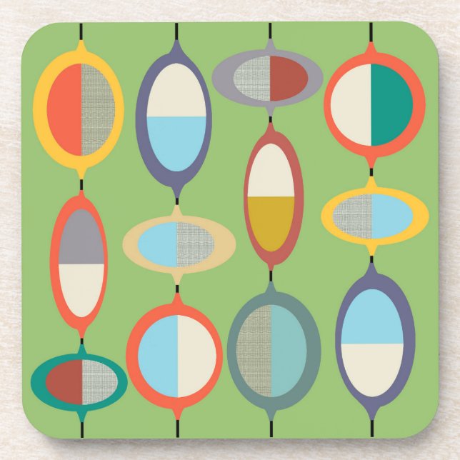 Mid-Century Modern No. 7 Coaster (Front)