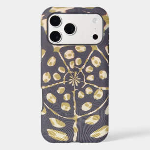 Mid-Century Modern   Olive Green Polka Dot Radial 