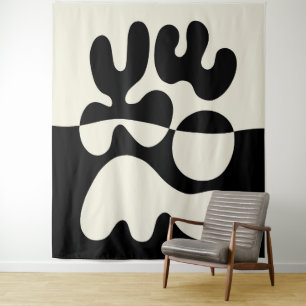 Mid Century Modern Organic Abstraction Tapestry
