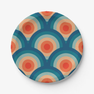 Mid Century Modern Paper Plate