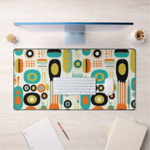 Mid Century Modern Pattern Colorful RETRO 