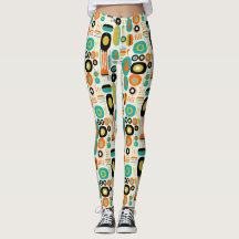 Mid Century Modern Pattern Colourful Retro Stylish