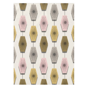Mid Century Modern Pattern Tablecloth