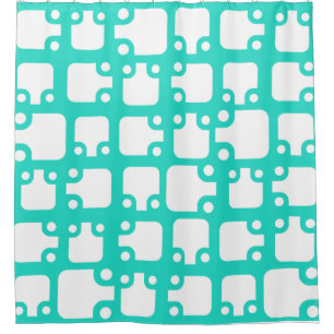 Mid Century Modern Pattern Turquoise 2
