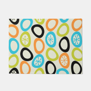 Mid Century Modern Pebbles 3 Doormat