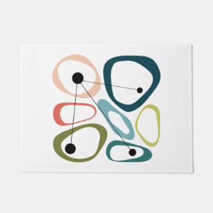 Mid Century Modern Pebbles Doormat