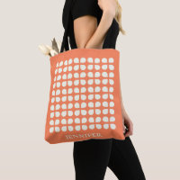 Mid Century Modern Petals in Orange Personalized