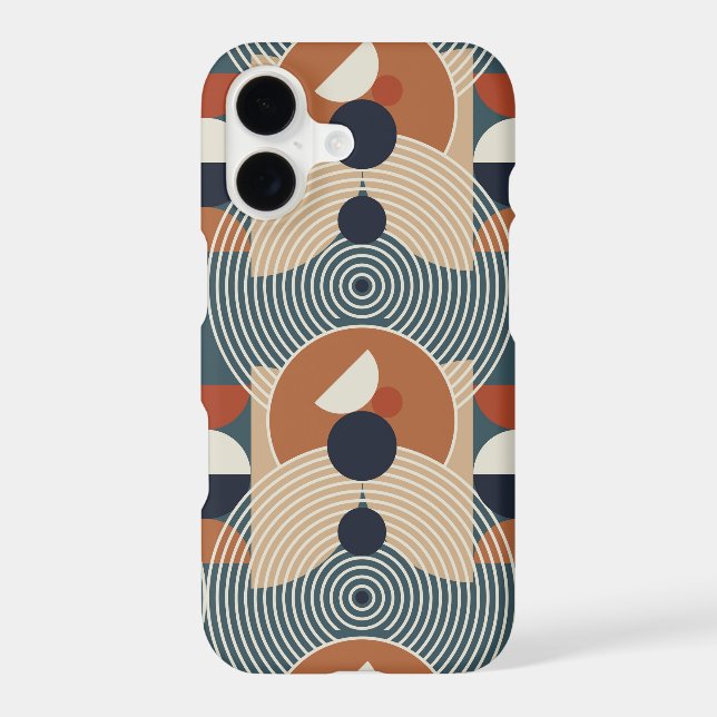 Mid Century Modern Phone Case (Back)