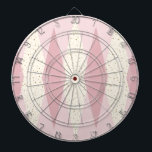 Mid Century Modern Pink Argyle Dart Board<br><div class="desc">This Mid Century Modern Pink Argyle Dart Board (large print) pattern features a First Lady pink background and a pattern of mod, translucent, blush diamonds overlaying larger, vintage cream diamonds with gold coloured, space age speckles. This minimalist inspired, deconstructed argyle is a simplistic throwback of the larger than life atomic...</div>