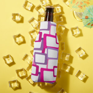 Mid-Century Modern Rectangles Bottle Cooler