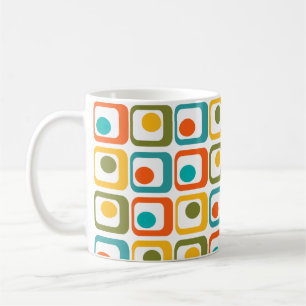Mid-Century Modern Rectangles Coffee Mug