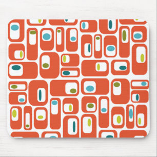 Mid-century Modern Rectangles  Mouse Pad