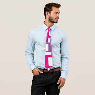 Mid-Century Modern Rectangles Tie