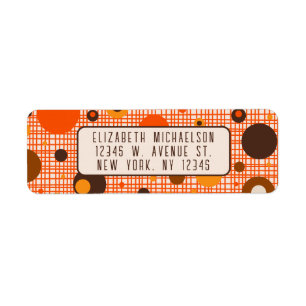 Mid Century Modern Retro Atomic Dot Pattern Return