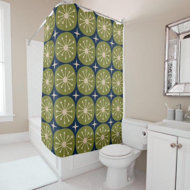 Mid Century Modern Retro Atomic Pattern (In Situ)