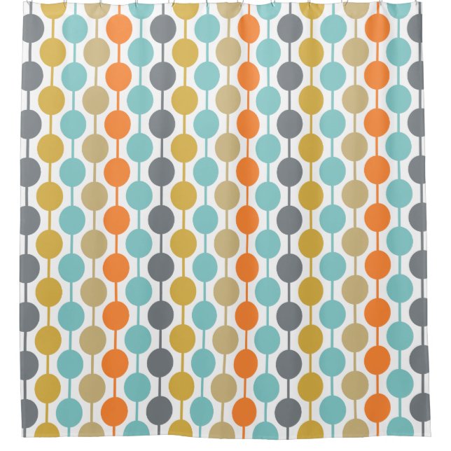 Mid-Century Modern Retro Geometric Circles Pattern (Front)