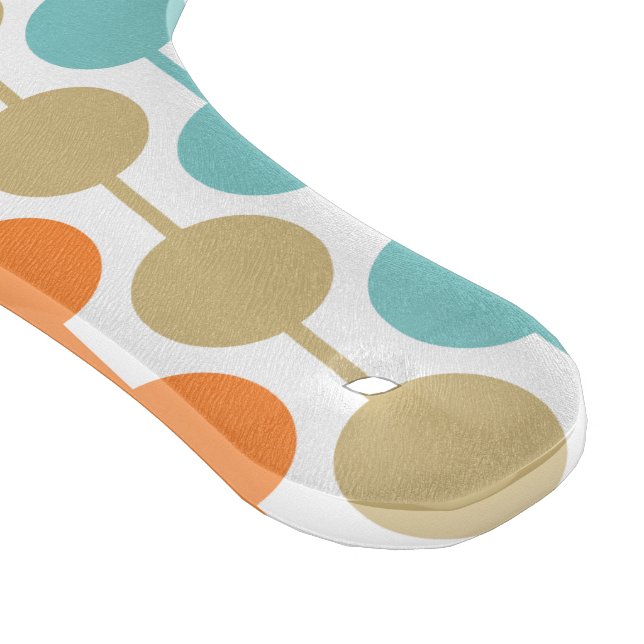 Mid-Century Modern Retro Geometric Circles Pattern Cutting Board (Corner)