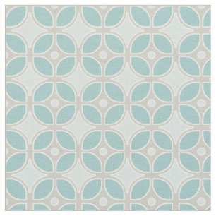 Mid Century Modern Retro Mod Square Pattern Decor Fabric
