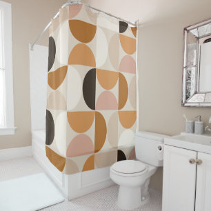 Mid Century Modern Retro Pattern Brown Earth Tones