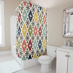 Mid Century Modern Retro Starburst Pattern