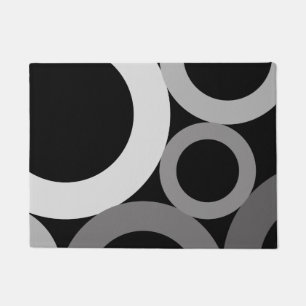 Mid Century Modern Rings Doormat
