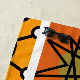 Mid-Century Modern Smorgasbord Beach Towel