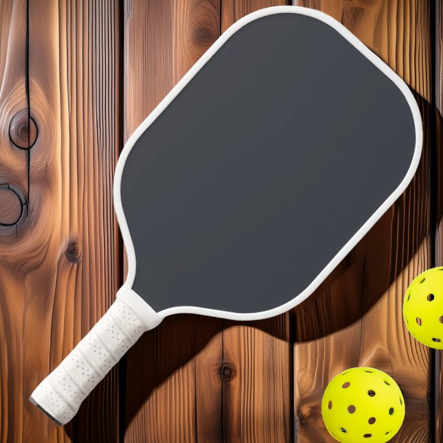 Mid-Century Modern Solid Mediterranean Grey Colour Pickleball Paddle (Creator Uploaded)
