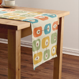 Mid Century Modern Squishy Cubes Short Table Runner