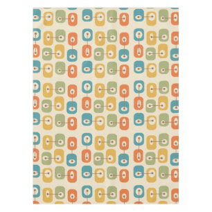 Mid Century Modern Squishy Cubes Tablecloth