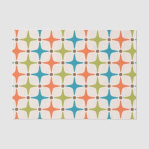 Mid Century Modern Star Pattern Tissue Paper