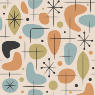 Mid Century Modern Starburst Pattern