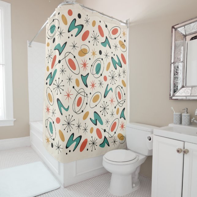 Mid Century Modern Starburst Pattern (In Situ)