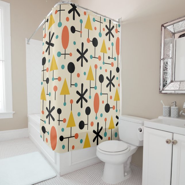 Mid Century Modern Starburst Pattern (In Situ)