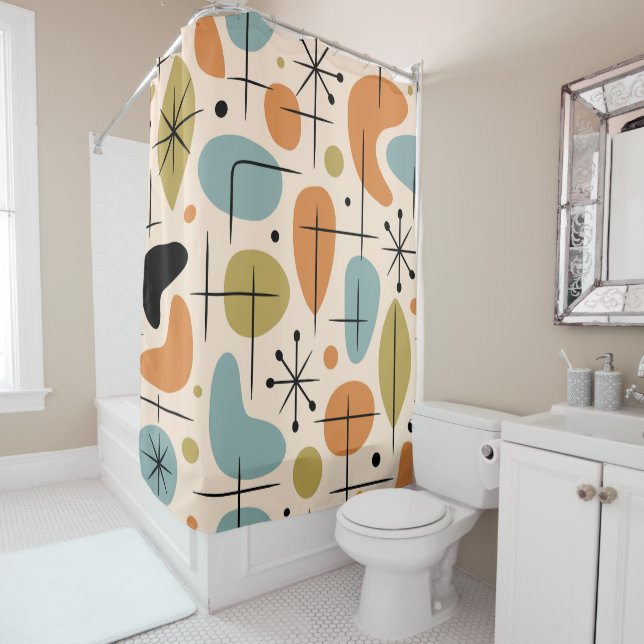 Mid Century Modern Starburst Pattern (In Situ)
