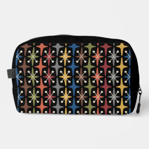 Mid Century Modern Starburst Pattern Dopp Kit