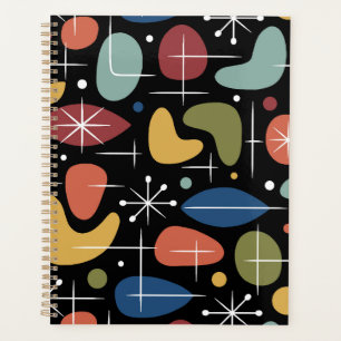 Mid Century Modern Starburst Pattern Planner