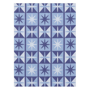 Mid Century Modern Starburst Pattern Tablecloth