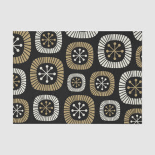 Mid Century Modern Starburst Pattern Tissue Paper
