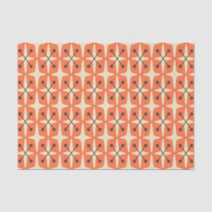 Mid Century Modern Starburst Pattern Tissue Paper